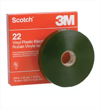 3M Scotch 22 Heavy Duty PVC Tape