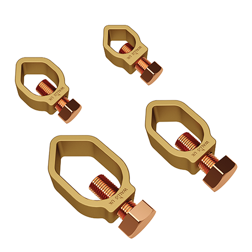 Earth Rod to Cable Clamps