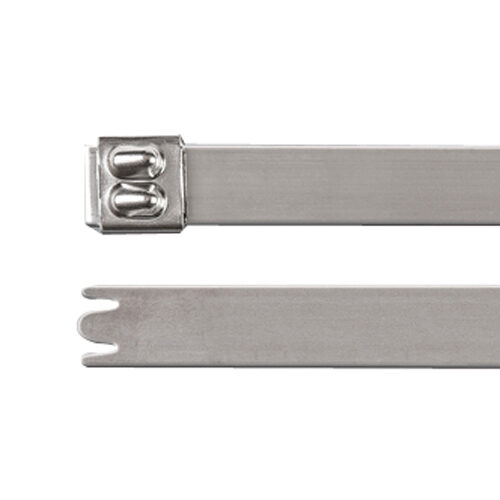 Image for Uncoated Extra Heavy Duty Ball-Lock Stainless Steel Cable Ties