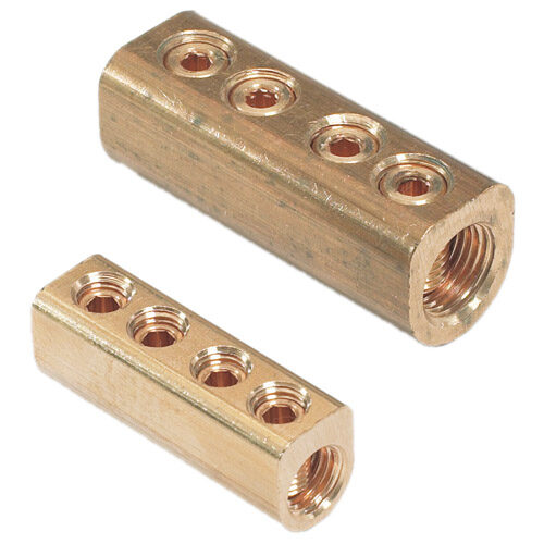 Image for LV Brass Straight Connectors (6-50mm2)